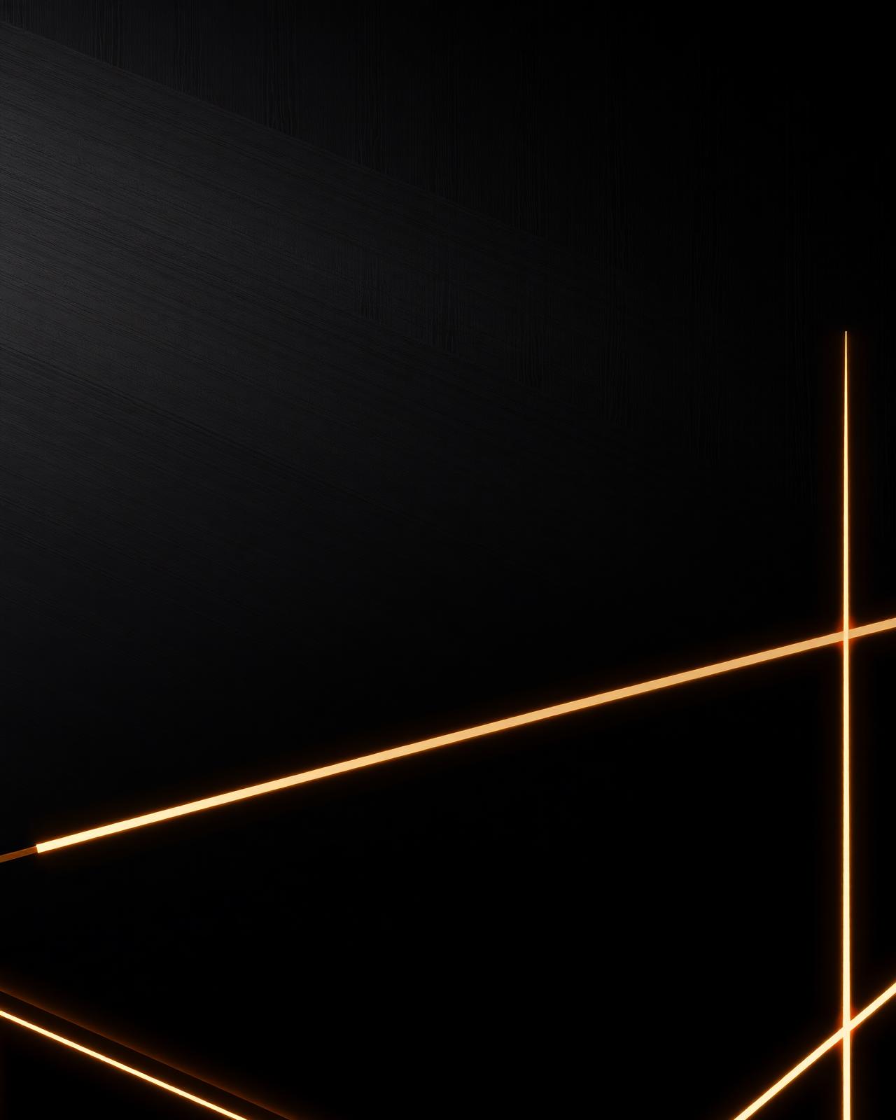 Abstract dark surface with fine champagne-gold light lines